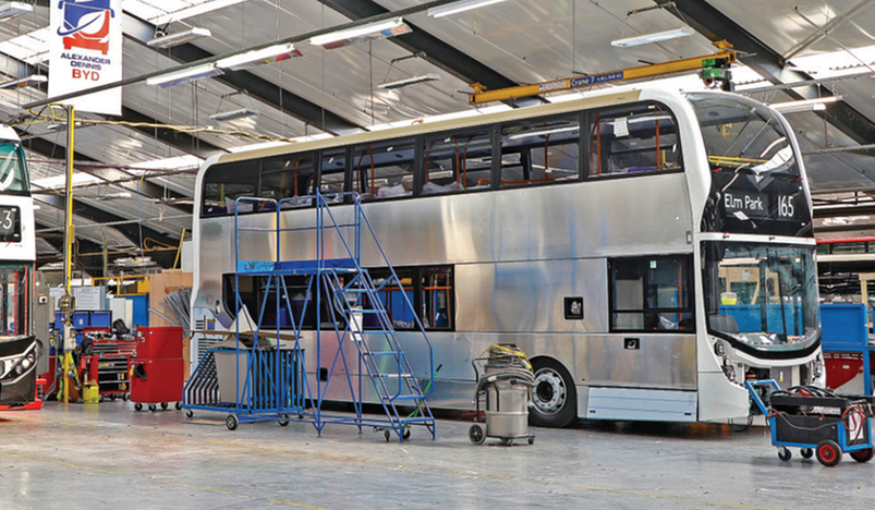 E-bus manufacturing facility